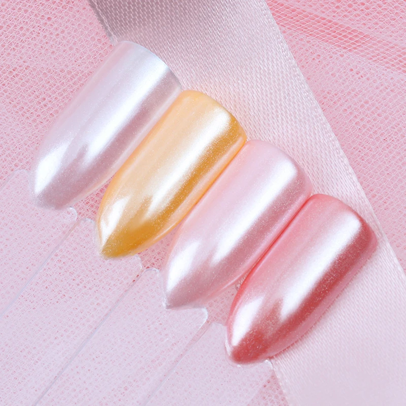 

BORN PRETTY 1.5g/Box Nail Art Glitter Diamond Pearl Mermaid Powder Shining White Nail Art Powder DIY Nail Decorations