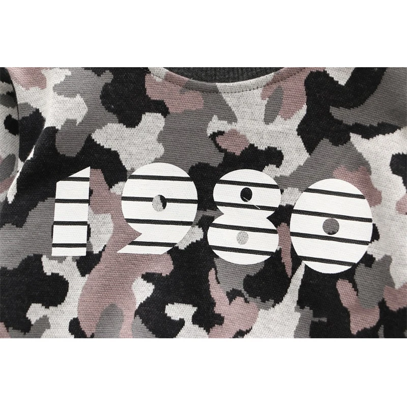 T-Shirts For Boys Girls Camouflage Cotton Kids Top Long Sleeve Toddler Pullover Clothes Digital Print T-Shirt Children Clothing (10)
