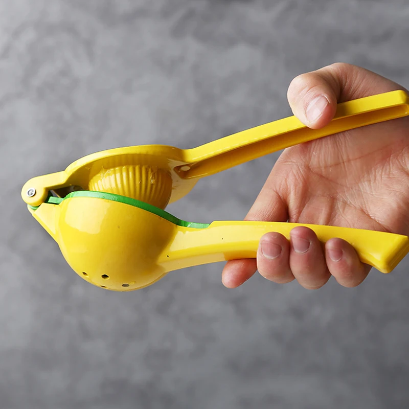 Manual Lemon Squeezer Citrus Juicer Press Premium Aluminum Alloy Double Bowls Lime Squeezer Lemon Presser Fresh Fruit Tools (3)