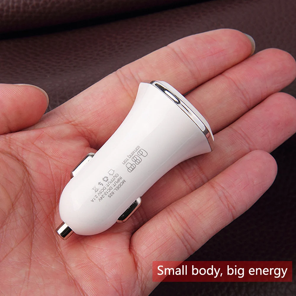 

Mini Car Charger Quick Dual USB Charge 2.0/3.0 For Mobile Phone Charger Type-c Micro USB fast charging For xiaomi huawei