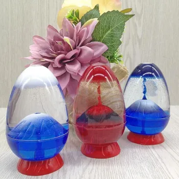 Movement Liquid Hourglass Creative Volcano Oil Sandglass Home Decor Craft Glass Ornaments Sand Timer Christmas Valentine