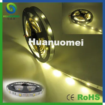 

6 color led strip 12V input 5050 smd led strip tape light 5x150leds 25m white PCB