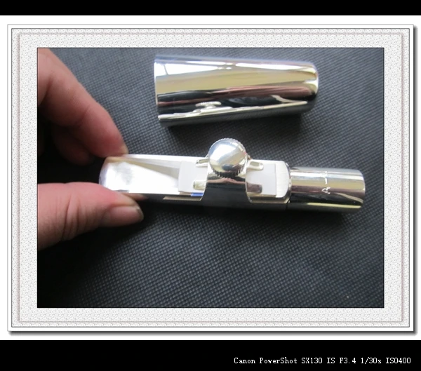 Новые металлические тенор-саксофон мундштук серебро plated-a-7 модель