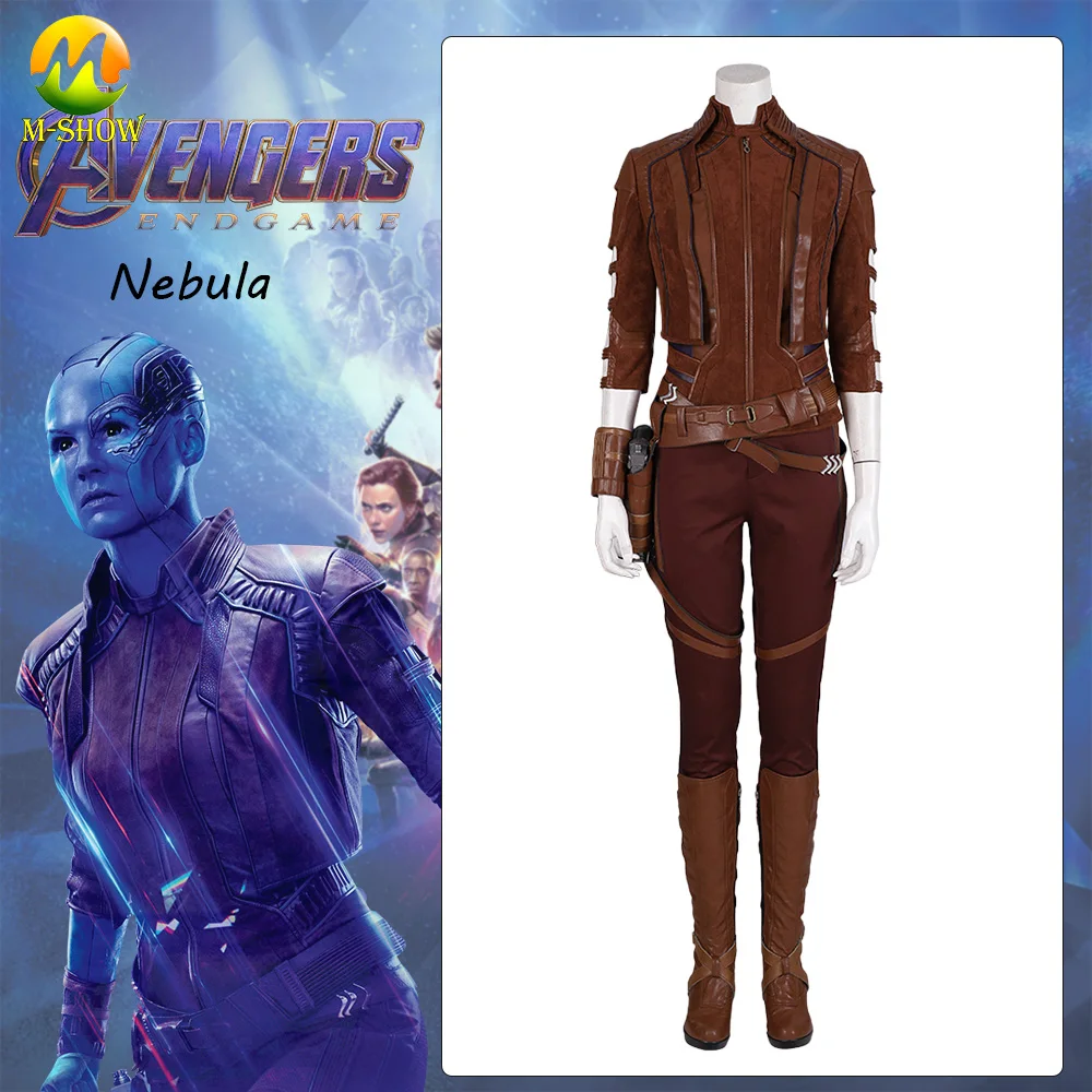 Avengers Endgame Nebula Cosplay Costume Avengers 4 Nebula Cosplay Full Set Outfit Halloween Cosplay For Women