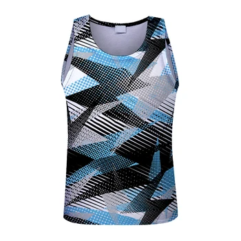 

2018 New Tank Top Fitness Men Compression Shirt Clothing Bodybuilding Stringer Breathable Casual Tank Tops Jersey
