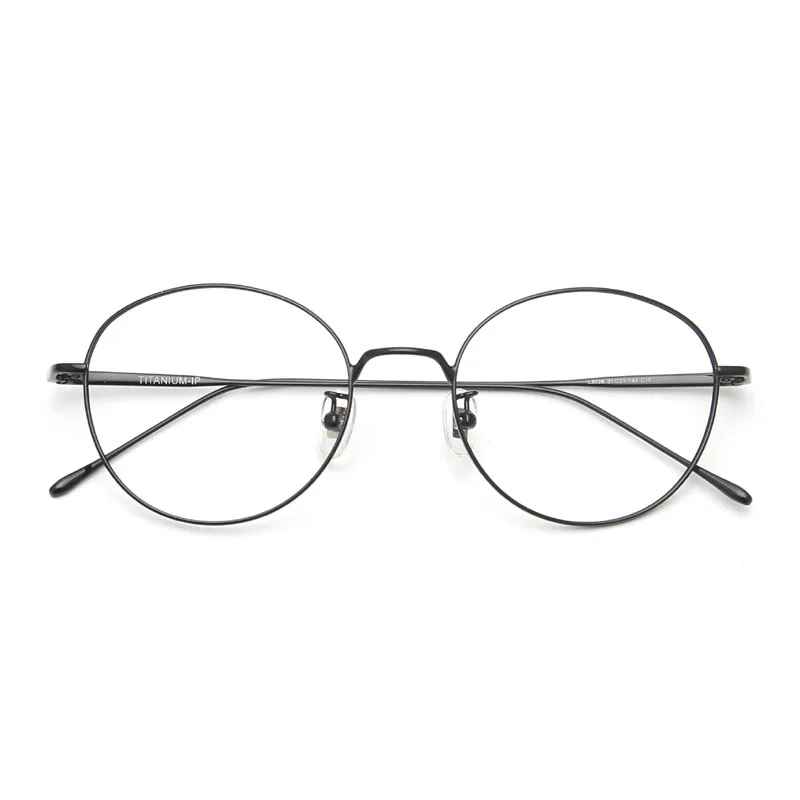 

Retro Round Frame Pure Titanium Glasses Frame Ultra Light Fashion Personality Men and Women Glasses Frame