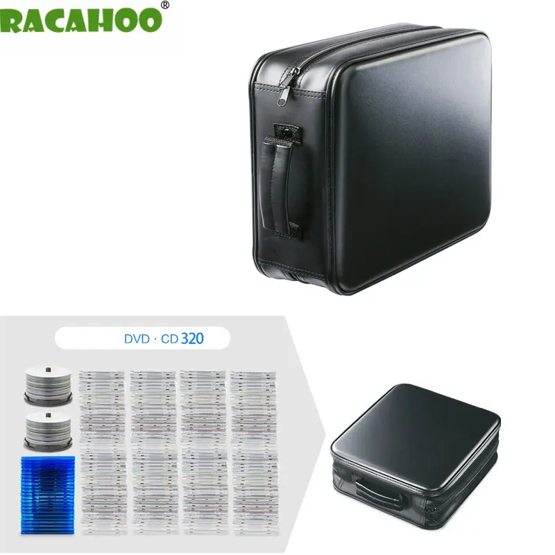 Buy RACAHOO New Design 320 Sleeve Of Large Capacity CD Package CD DVD Disc Storage Box PP