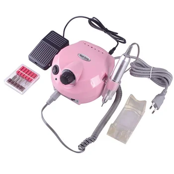 

REBUNE Pro 35000 RPM Electric Nail Manicure Drill File Bit Machine 110/220V Manicure Kit Pro Salon & Home Nail Tools Set