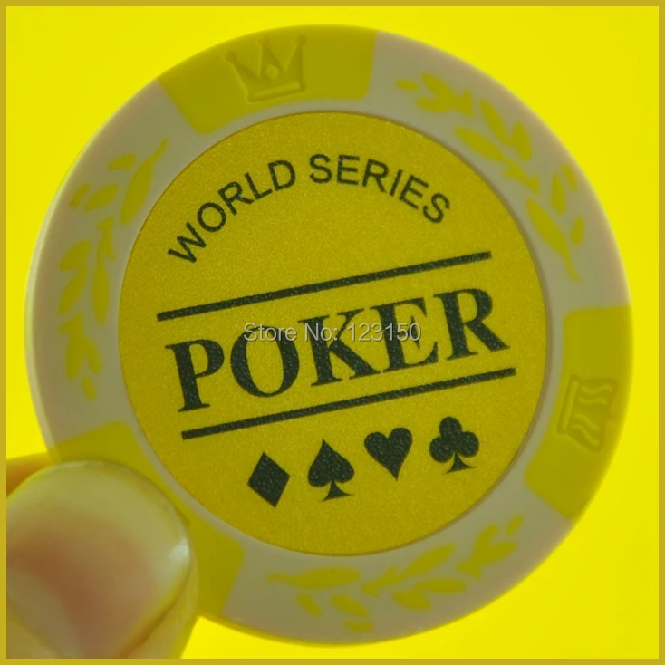 PN-8001M World Poker, без номинальной стоимости, 50 шт./партия, глина 14 г каждый