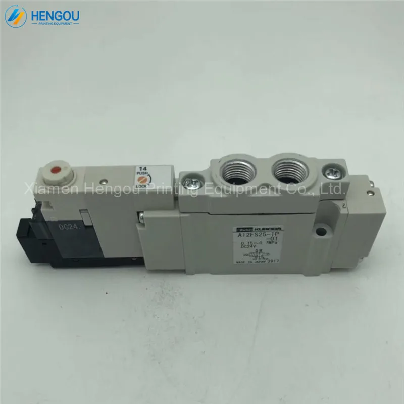 

1 Piece Free Shipping A12FS25-1P-01 Solenoid Valve for Komori Printing Machine