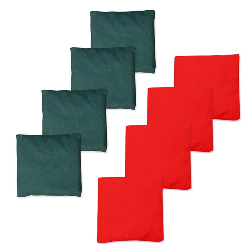 

Weather Resistant Cornhole Bean Bags Set Of 8Red+Green