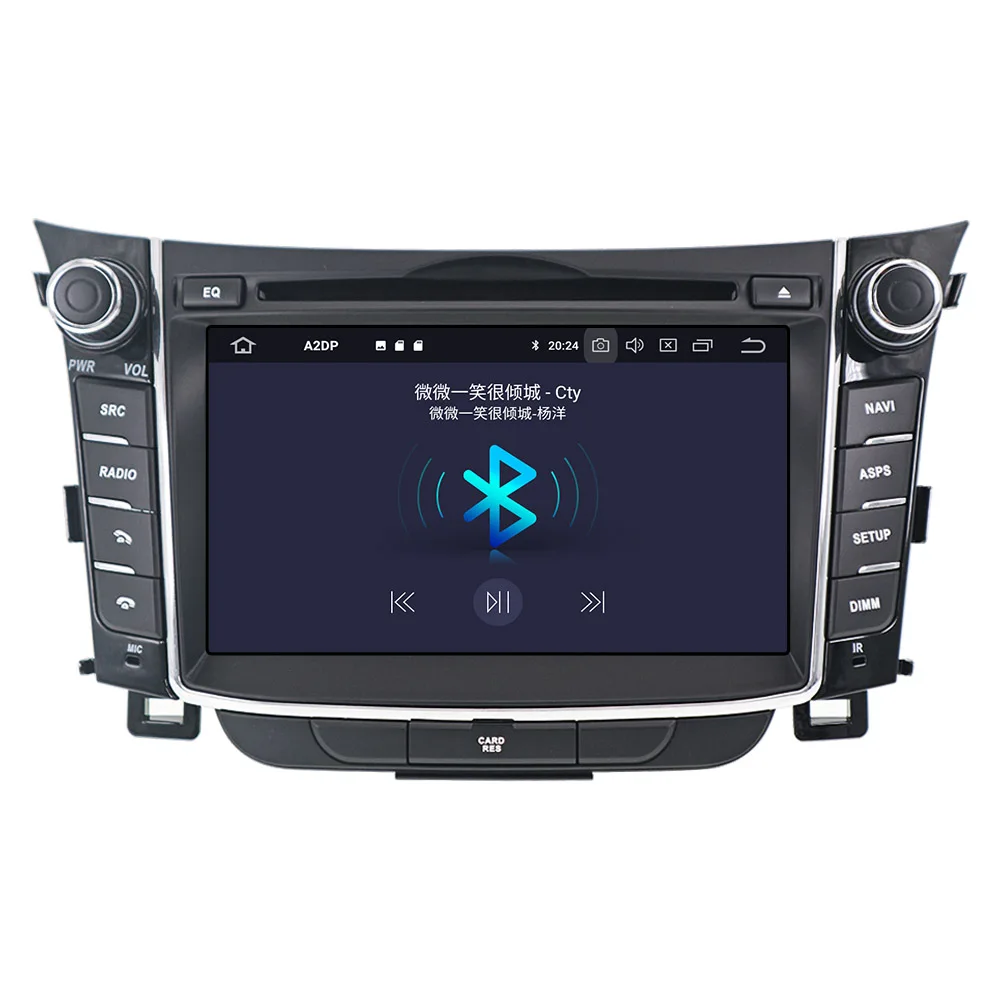 Clearance EU stock Android 8.1 Car DVD player GPS Navigation Headunit For Hyundai I30 Elantra GT 2012+ multimedia radio tape recorder IPS 5