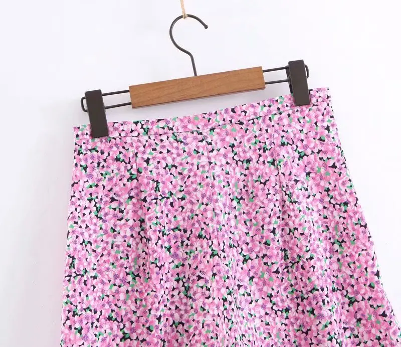 Для женщин Винтаж с цветочной расцветкой, узкие брюки клеш Шикарные Длинные брюки mujer женский цветок саше с рисунком