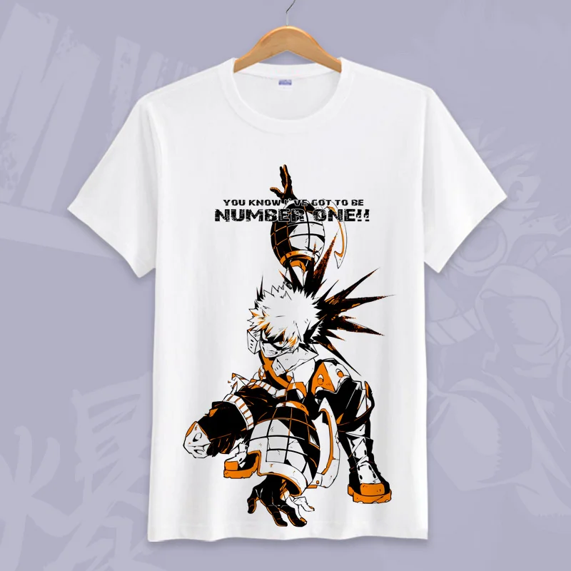Coshome Boku No Hero Academia T-Shirt Short Sleeve Tee Shirt  My Hero Academia Izuku Midoriya Printed Summer Costume (21)
