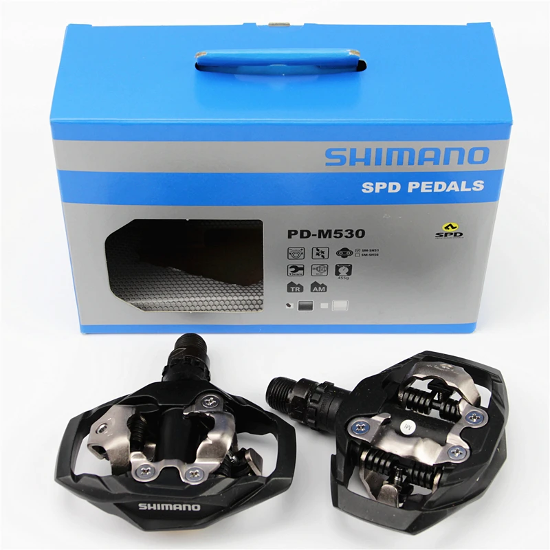 Shimano, PD-M530, черный, MTB, горный, XC, бесклипсовый велосипед, SPD, велосипедные педали, inc., бутсы, PD, M530, педаль