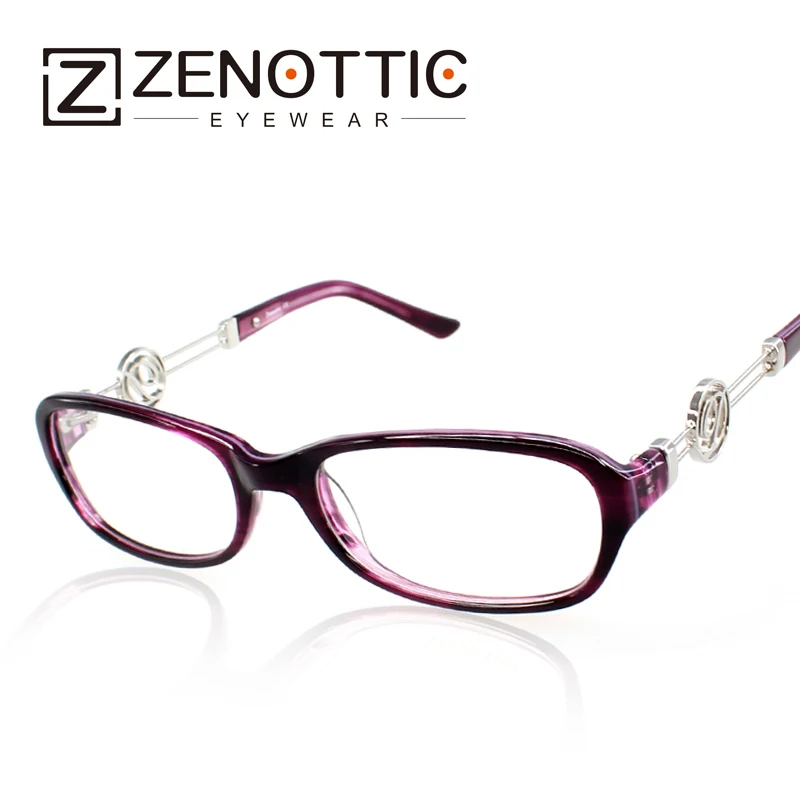 Женские оправы для очков ZENOTTIC оптические конфетного цвета 2019|prescription eyeglasses|optical