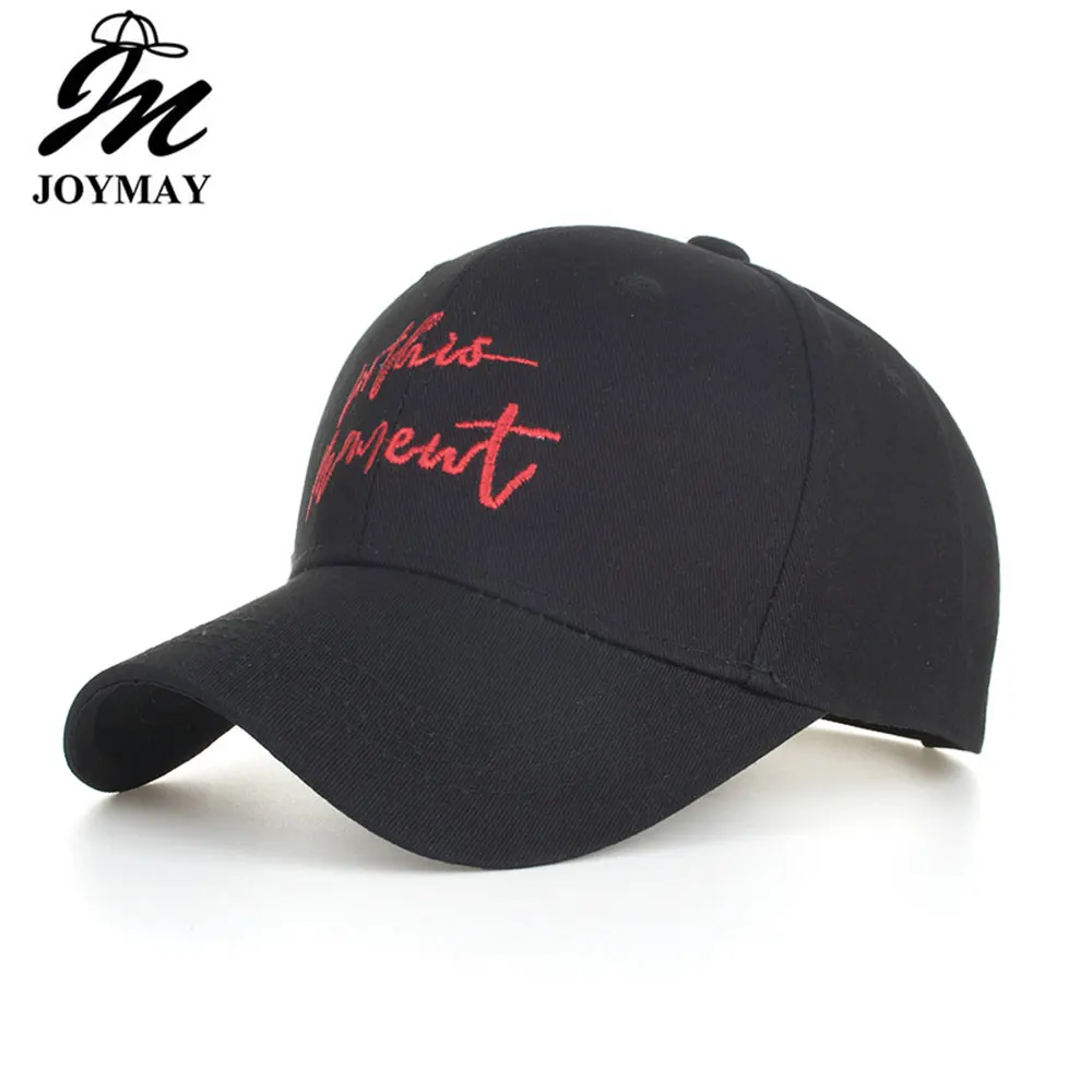 

Joymay 2019 NEW ARRIVAL Spring Fashion leisure style cotton Baseball cap in this moment embroidery B603