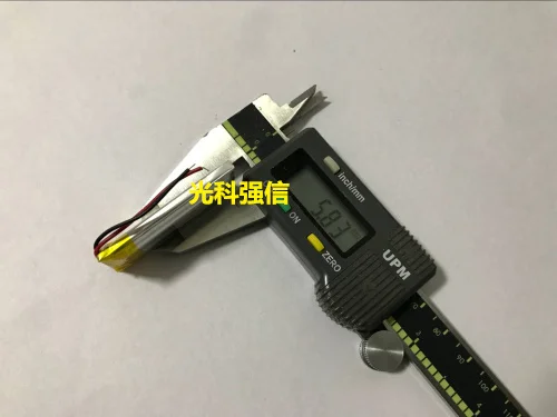 3,7 V литий-полимерный 582044 550 MAH 5,8X20X44 MM аккумулятор