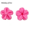 Hot 2 Pcs\set Plum Petal Flower Leaf Veiner Silicone Mould Wedding party Cake Decorating tools Fondant Mold T0849 ► Photo 2/6