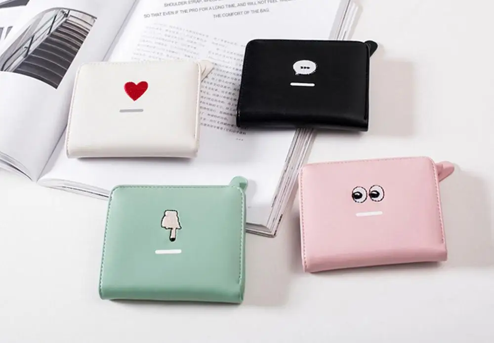 19新韓国超薄型とシンプルな学生かわいい財布ミニ財布女子ショート Wallets Aliexpress