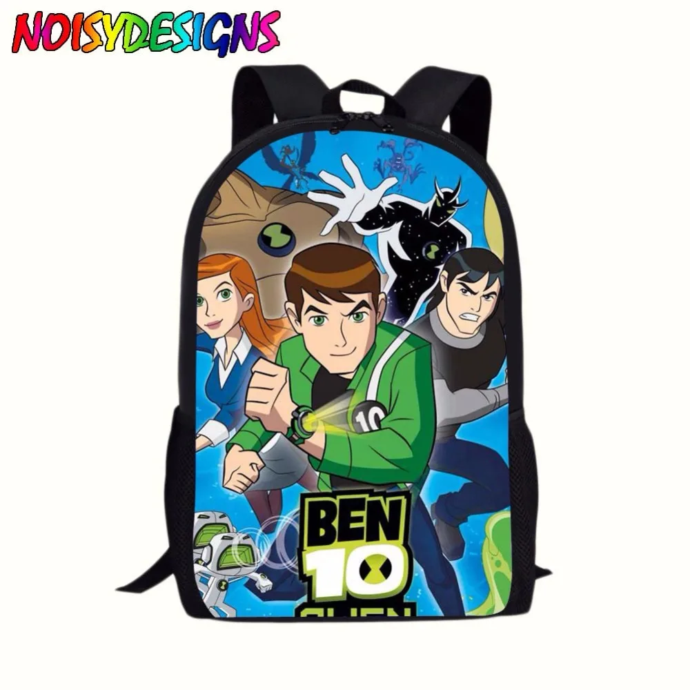 

Ben 10 Children School Backpack for Boys Girls Cartoon Nylon Kids Shoulder Bag Mochilas escolar girlsokul cantalari school bag