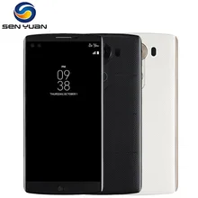 Téléphone portable Android débloqué d'origine LG V10 H900 H901 F600 4G LTE Hexa Core 5.7 ''16.0MP 4GB RAM 64GB ROM WIFI GPS téléphone portable