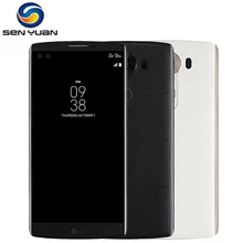 Original desbloqueado lg v10 h900 h901 f600 4g lte android telefone celular hexa núcleo 5.7 16.16.0mp 4gb ram 64gb rom wifi gps telefone celular