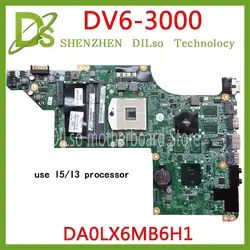 Kefu 615280-001 для hp DV6 DV6-3000 Материнская плата ноутбука DA0LX6MB6G1 DA0LX6MB6H1 Тесты оригинальный 100% работа