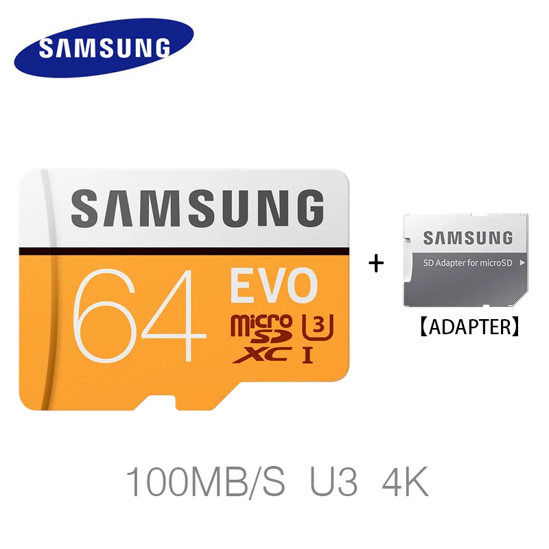 samsung EVO 32 Гб 64 Гб 128 ГБ SDHC mini Carte Memoire C10 64 Гб SDXC U3 Cartao SD безопасный для смартфона, ридер со вспышкой памяти