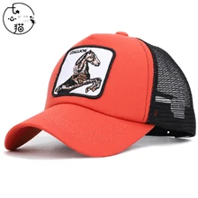 Новая модная бейсбольная кепка с животным жеребцом, охотничий снайпер, Высококачественная летняя сетчатая шапка, 3 цвета, хип-хоп, мужская и женская кепка для папы