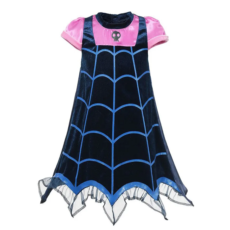 Одежда для девочек Vampirina костюм вампира Косплэй Детские платья для вечеринки на Хэллоуин; Карнавальный костюм для детей модные вечерние платья для девочек; уличная одежда - Цвет: Vampire Dress Only
