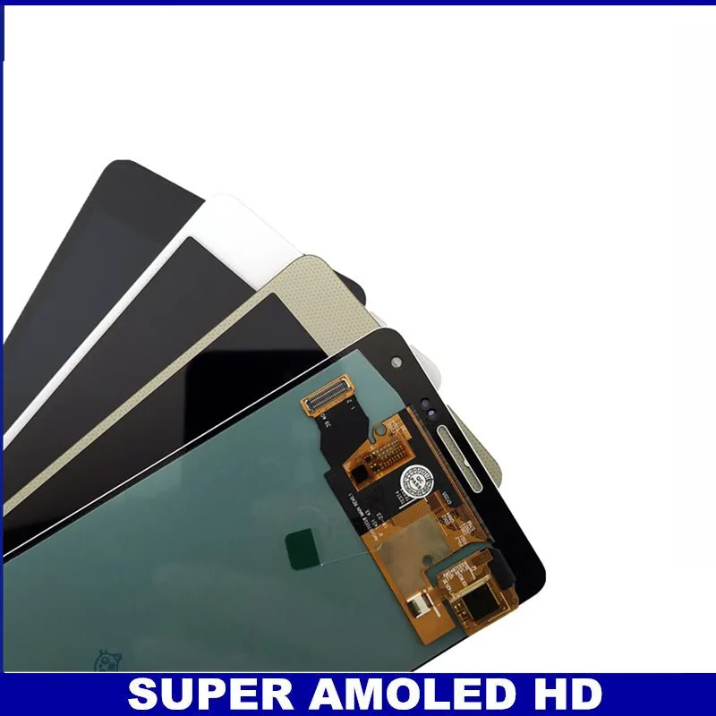 Замена супер AMOLED lcd s для samsung Galaxy A5 A500 A500F A500FU A500H A500M телефон ЖК-дисплей сенсорный экран дигитайзер