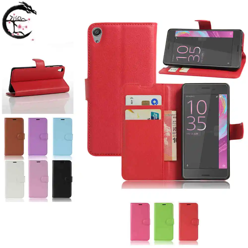 

Leather case For Sony Xperia L1 L2 L3 XZ XZ1 XZ2 XZ3 XZ4 Compact Flip Cover E3 E4 E5 XA XA1 Ultra XA2 Plus Phone PU Card Cases