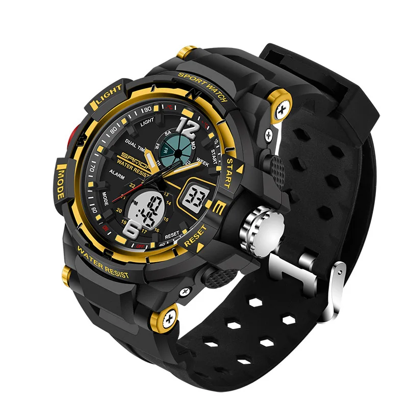 SANDA Sport Watch Men 2018 Clock Male LED Digital Quartz Wrist Watches Men's Top Brand Luxury Digital-watch Relogio Masculino