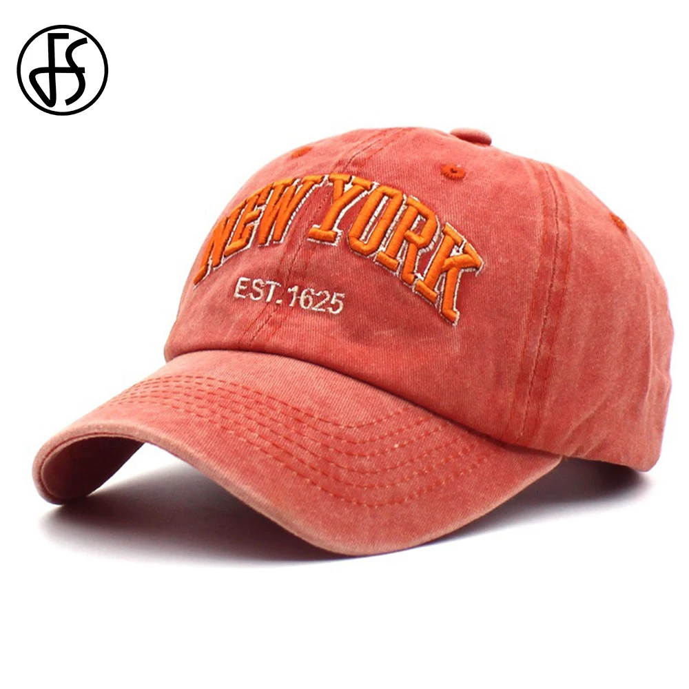 FS лето для женщин мужчин кнопки назад Нью Йорк шапка гангста Slipknot Бейсбол кепки оранжевый хлопок Открытый Спорт Femme уход за кожей