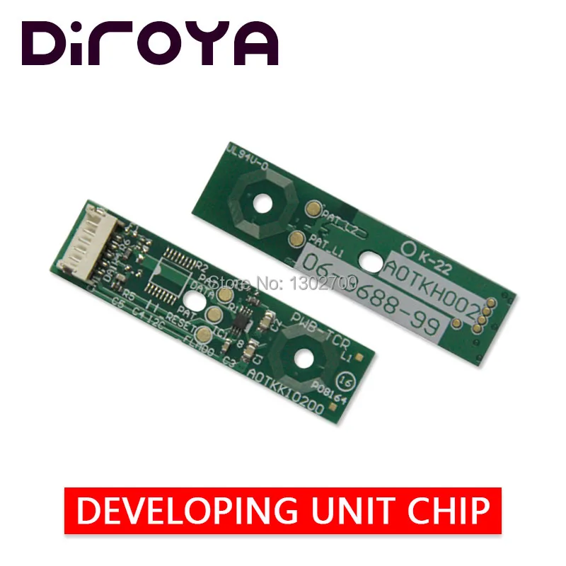 5 комплектов DV711 DE711 K C M Y чип для проектора Konica Minolta Bizhub C654e C654 C754e C754 654 754 654e 754e Φ|konica