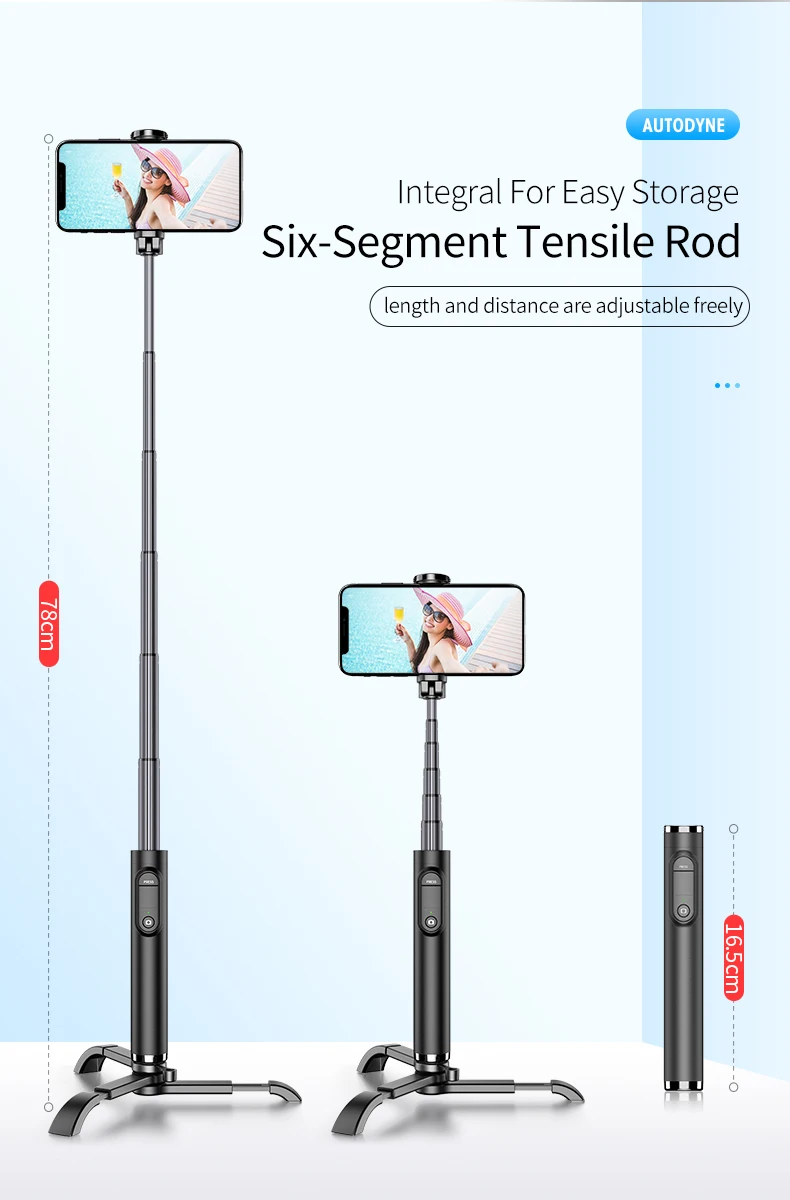 Новинка, селфи-Палка с поддержкой пульта дистанционного управления, Bluetooth, селфи-палка, штатив для селфи, максимальная длина 780 мм