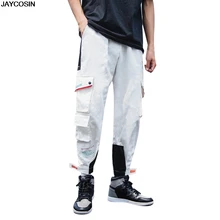 KLV брюки модные брюки карго мужские летние стиль модные комбинезоны повседневные чистый цвет Удобные все сезоны одежда 9530