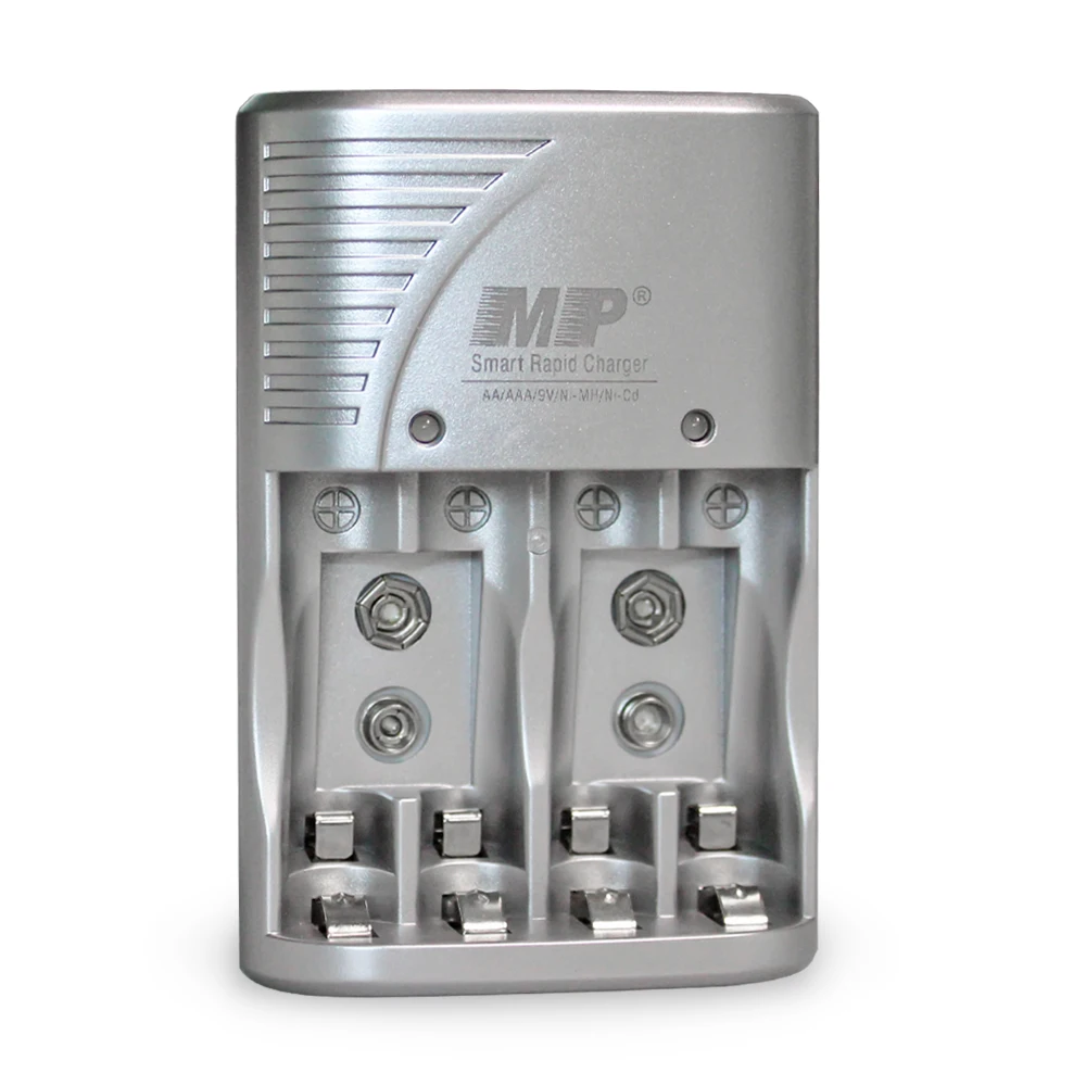 

MP Multi-Functional Battery Charger for AA, AAA, 9V Ni-MH Ni-CD Rechargeable Batteries (3 in 1)