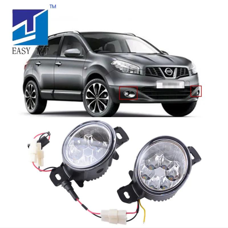 BEST For NISSAN QASHQAI NEW SYLPHY TIIDA DRL Front LED Fog Light