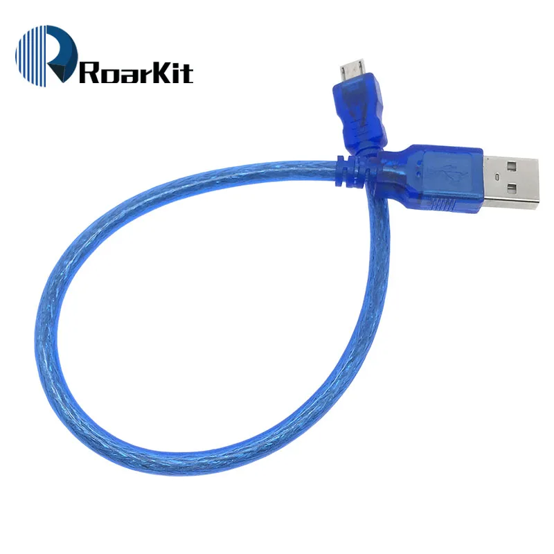 Фото Micro USB кабель для pro micro leonardo DUE R3 D1 mini NodeMcu V3 TP4056 18650 плата 30 см №3