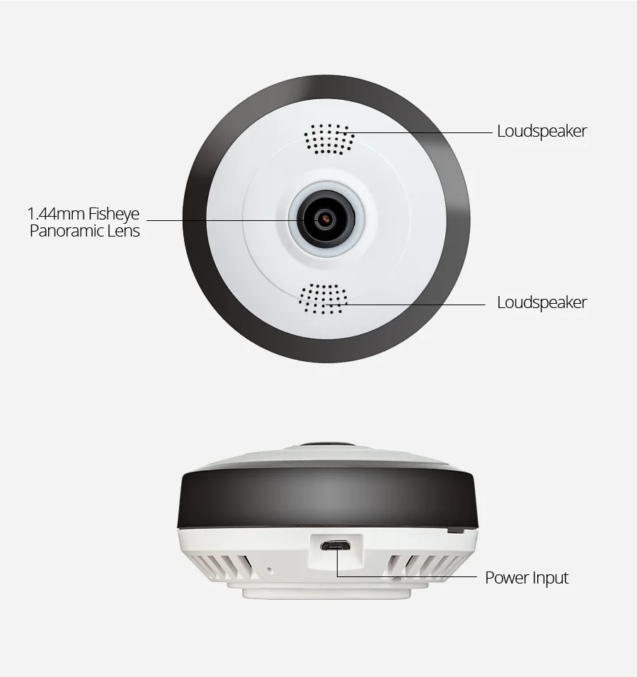 KERUI домашняя ip-камера безопасности 960P HD камера Wifi ночное видение CCTV камера Детский Монитор 360 рыбий глаз мини панорамная камера