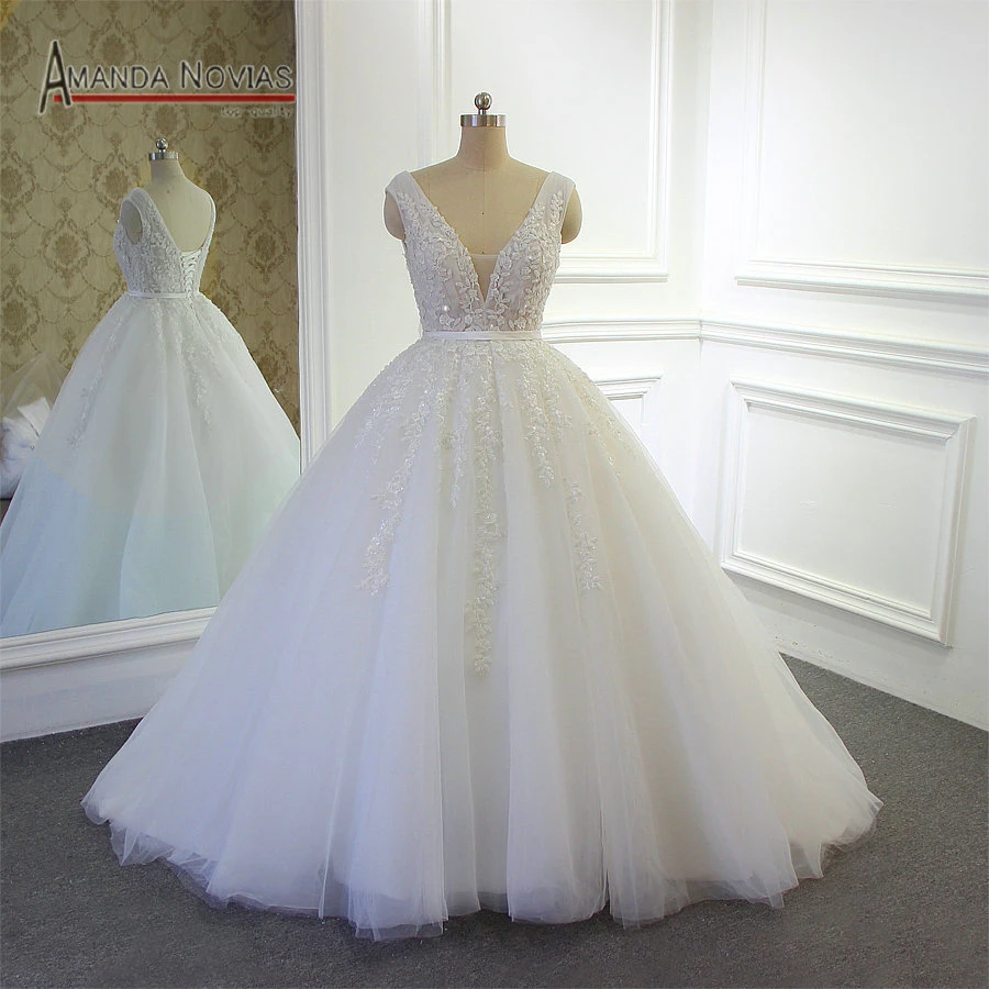 vestido de casamento transparente