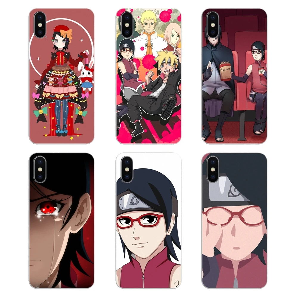 

BORUTO Uchiha Sarada For Xiaomi Mi6 Mi 6 A1 Max Mix 2 5X 6X Redmi Note 5 5A 4X 4A A4 4 3 Plus Pro Silicone Phone Shell Cover