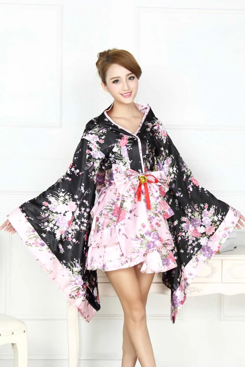  Women Japanese Kimono Sexy Costumes Sex Product Women Anime Japan Lolita Maid Dress Erotic Lingerie