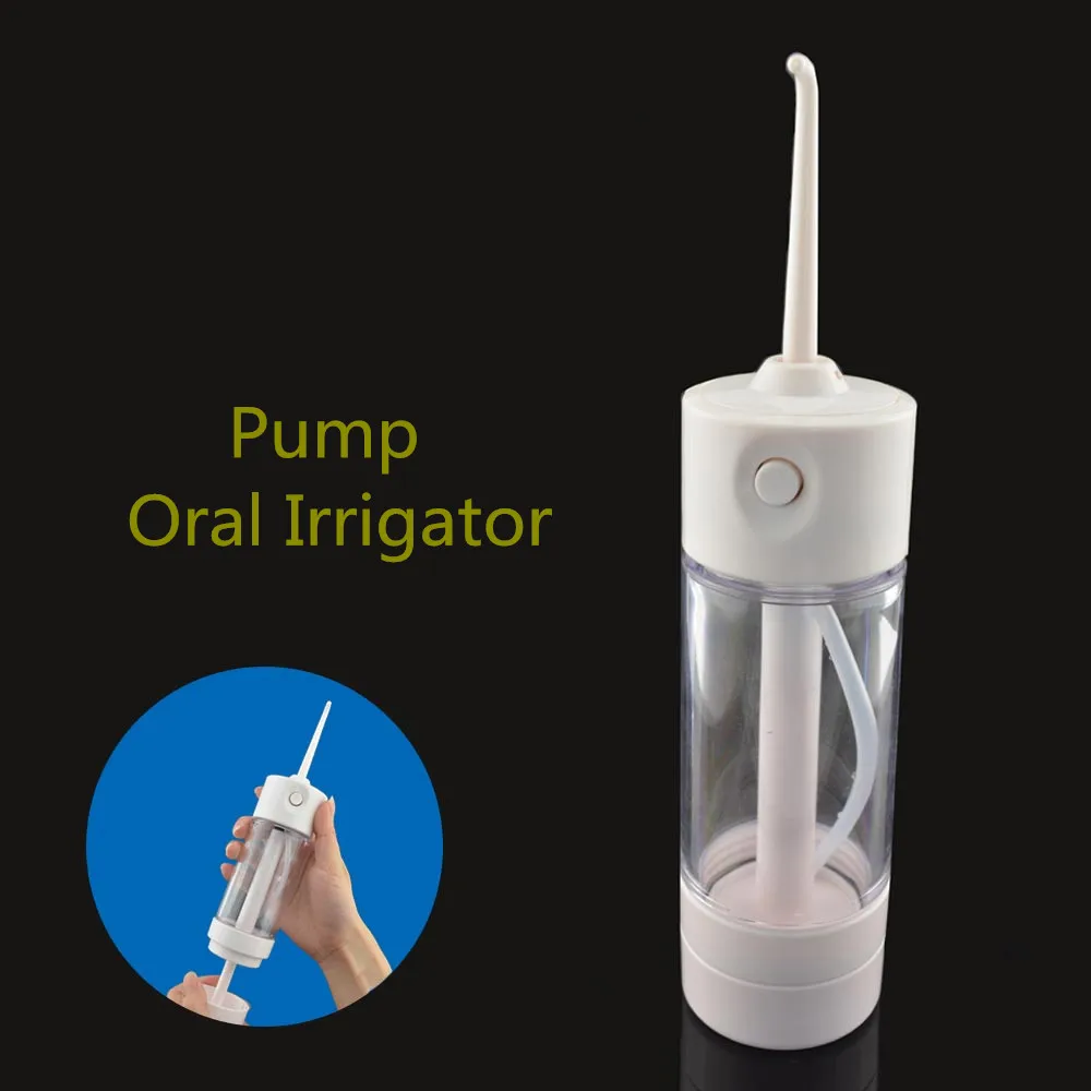 Воздушный насос, портативный ирригатор для полости рта, водный Флоссер, чистота полости рта, еда, остатки зубов, Очиститель без электричества, стоматологический спа