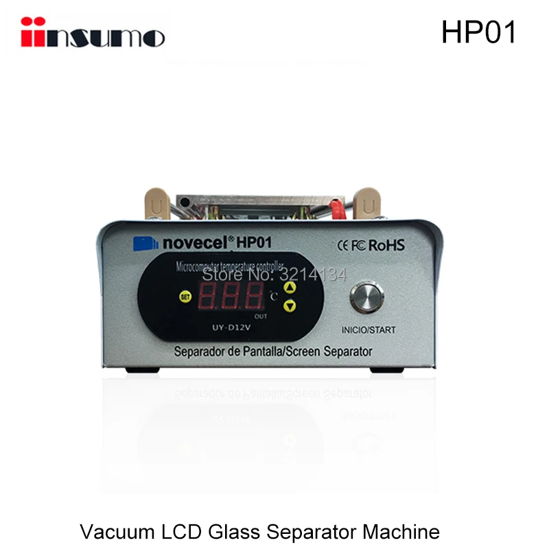 HP01 7 дюймовая вакуумная lcd машина-сепаратор стекла Встроенный вакуумный насос для экрана отдельно