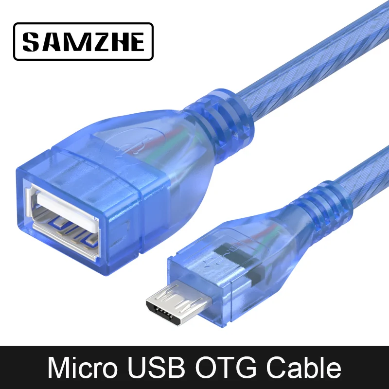 

SAMZHE USB 2.0 Micro USB OTG Cable OTG Adapter Phone Flash Drive Converter for Android SAMSUNG XIAOMI HUAWEI Cellphone Tablet