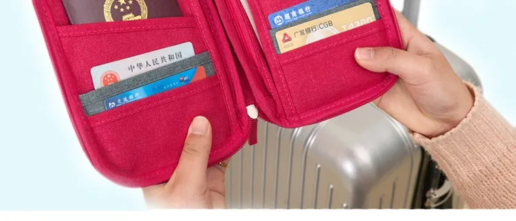 Luluhut сумка для хранения паспорта дорожная Функциональная сумка портативный держатель для паспорта органайзер для документов Кредитная карта ID карта держатель для наличных