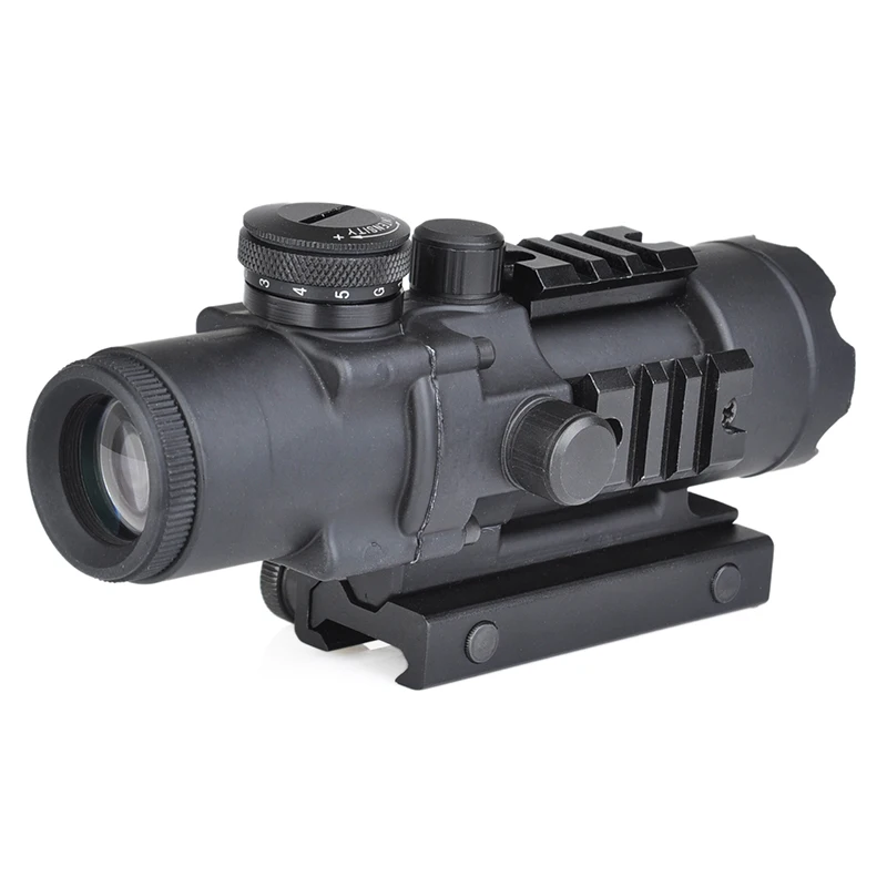 

SEIGNEER 4x32 Illumination Tactical Compact Scope AO3036 base weaver/picatinny base rail rapid range reticle